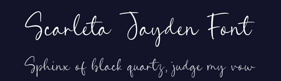 Scarleta Jayden Font by Timur type — Script Handwritten Font — thumbnail 2