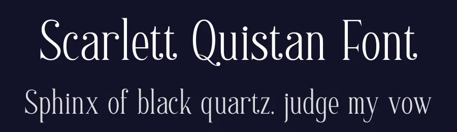 Scarlett Quistan Font by letterenastudios — Serif Font — thumbnail 2