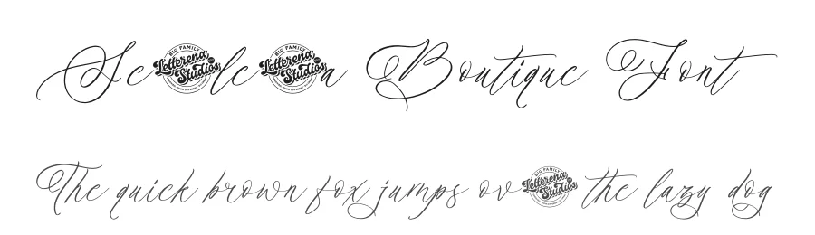 Scarletta Boutique Font by letterenastudios — Script Handwritten Font