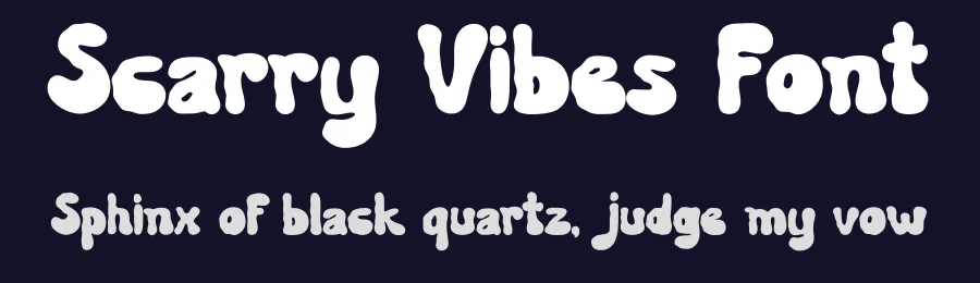Scarry Vibes Font by Sakti Avellin Sa — Decorative Font — thumbnail 2