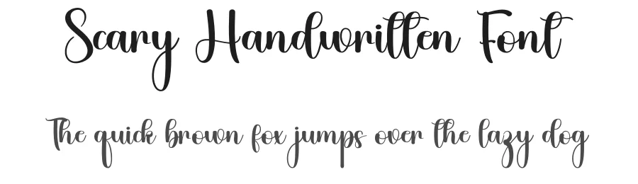 Scary Handwritten Font by inermediaSTUDIO — Script Handwritten Font