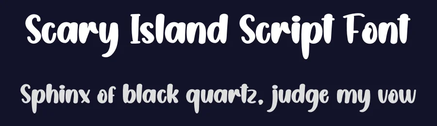 Scary Island Script Font by creativeletter — Display Font — thumbnail 2