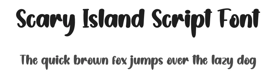 Scary Island Script Font by creativeletter — Display Font