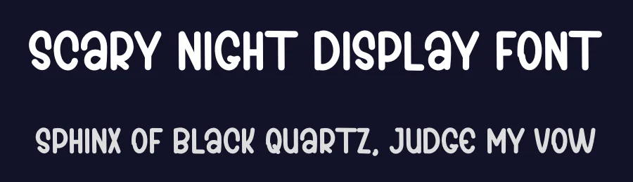 Scary Night Display Font by inermediaSTUDIO — Display Font — thumbnail 2