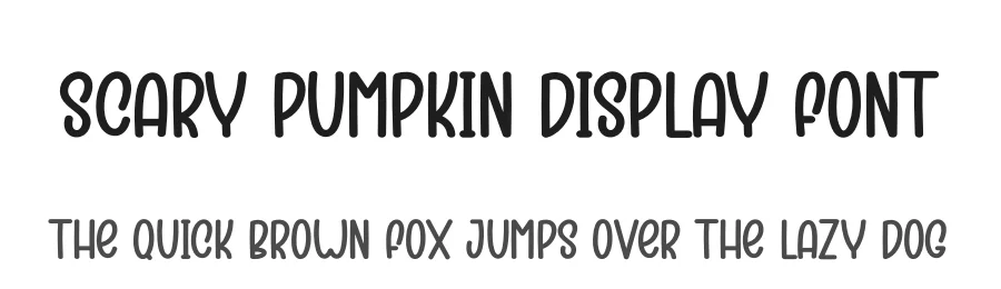 Scary Pumpkin Display Font by creativeletter — Display Font