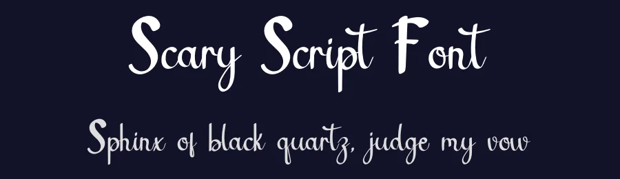 Scary Script Font by inermediaSTUDIO — Script Handwritten Font — thumbnail 2