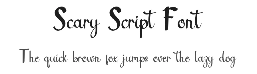 Scary Script Font by inermediaSTUDIO — Script Handwritten Font