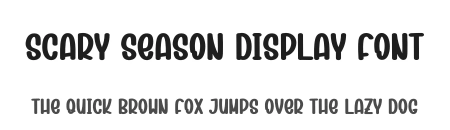 Scary Season Display Font by creativeletter — Display Font