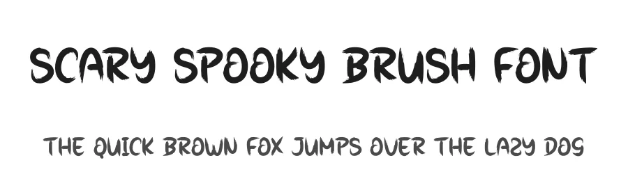Scary Spooky Brush Font by creativeletter — Script Handwritten Font
