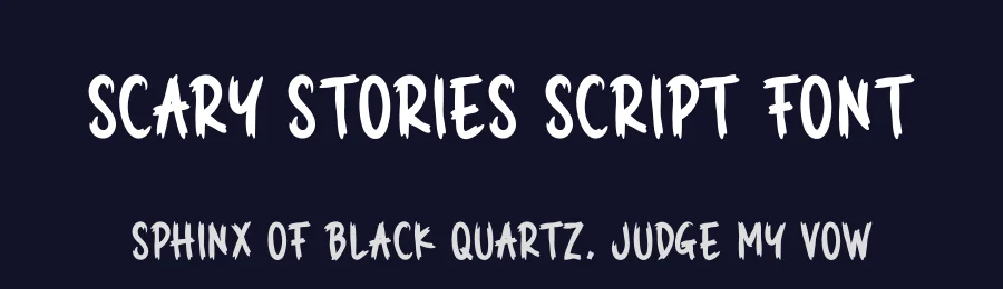Scary Stories Script Font by creativeletter — Script Handwritten Font — thumbnail 2