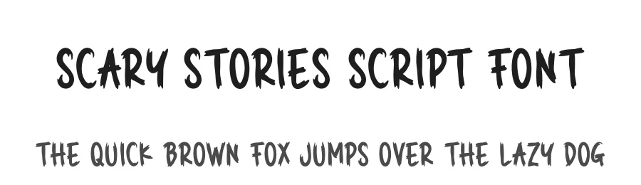 Scary Stories Script Font by creativeletter — Script Handwritten Font