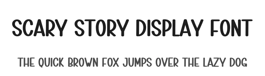 Scary Story Display Font by andikastudio — Display Font