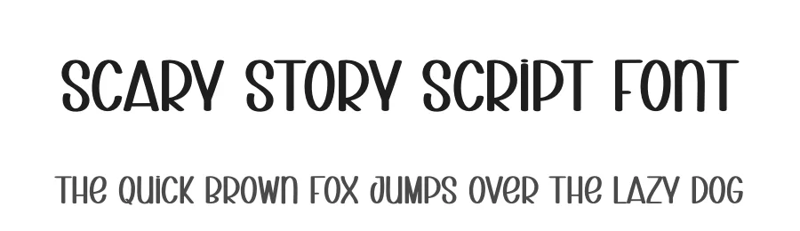 Scary Story Script Font by creativeletter — Display Font
