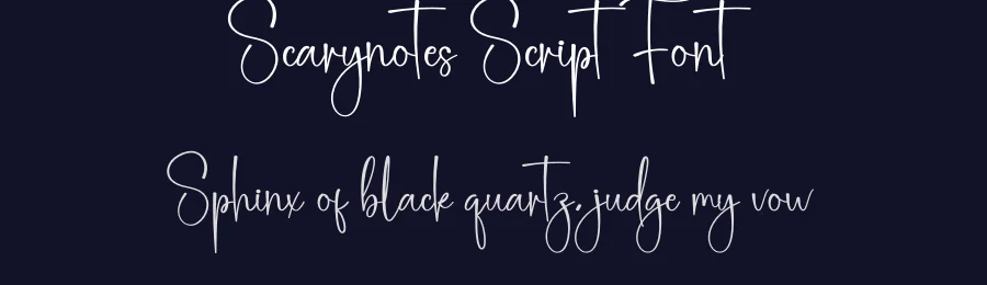 Scarynotes Script Font by creativeletter — Script Handwritten Font — thumbnail 2