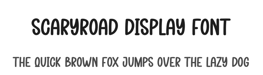 Scaryroad Display Font by creativeletter — Script Handwritten Font