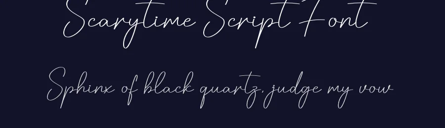 Scarytime Script Font by creativeletter — Script Handwritten Font — thumbnail 2