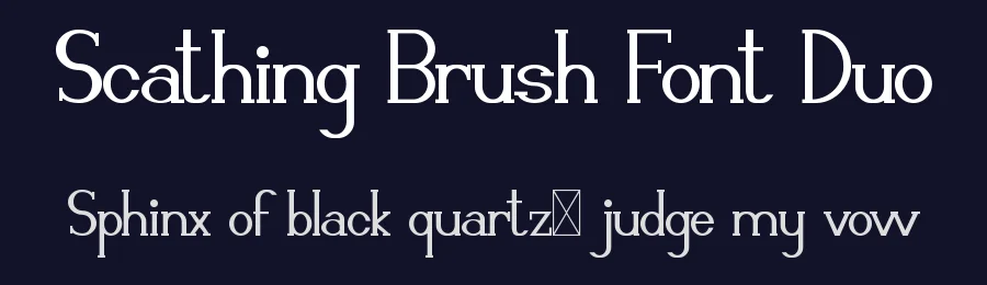Scathing Brush Font Duo by CalligraphyFonts.net — Serif Font — thumbnail 2