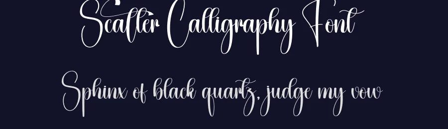 Scatter Calligraphy Font by creativeletter — Script Handwritten Font — thumbnail 2