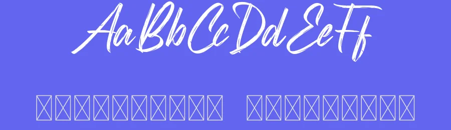 Scatterings Brush Font by CalligraphyFonts.net — Script Handwritten Font — thumbnail 3