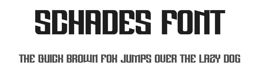 Schades Font by albert_kalingga — Display Font