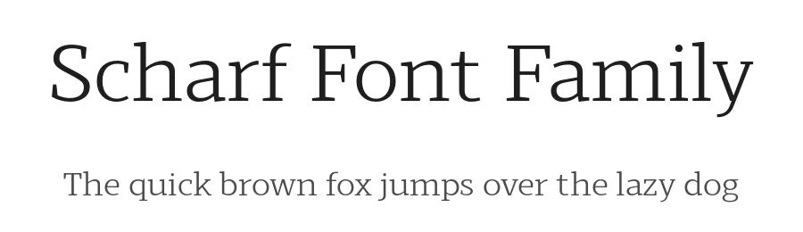 Scharf Font Family by The Northern Block — Serif Font
