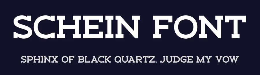 Schein Font by Almarkha Type — Slab Serif Font — thumbnail 2