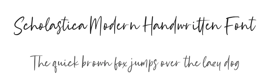 Scholastica Modern Handwritten Font by balpirick — Script Handwritten Font