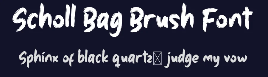Scholl Bag Brush Font by productype — Script Handwritten Font — thumbnail 2