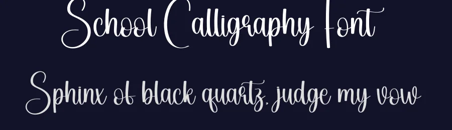 School Calligraphy Font by andikastudio — Script Handwritten Font — thumbnail 2