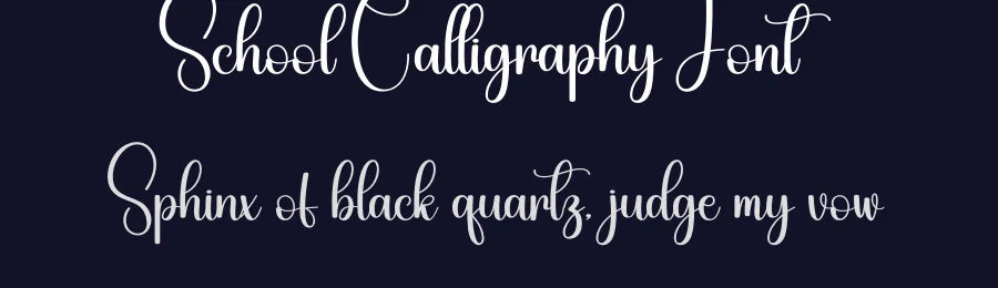 School Calligraphy Font by andikastudio — Script Handwritten Font — thumbnail 2