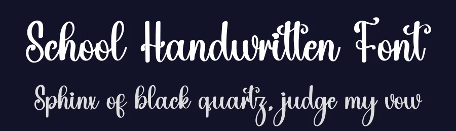School Handwritten Font by inermediaSTUDIO — Script Handwritten Font — thumbnail 2