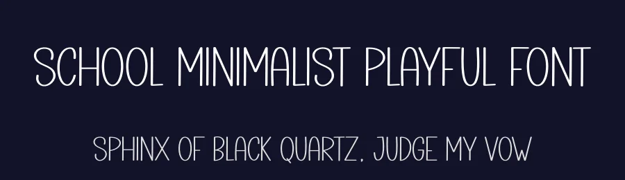 School Minimalist Playful Font by creativeletter — Script Handwritten Font — thumbnail 2