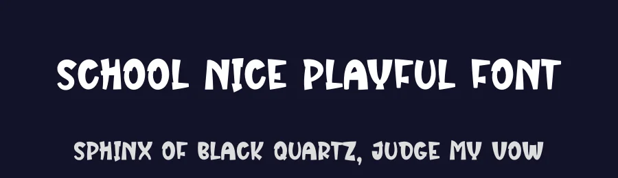 School Nice Playful Font by creativeletter — Script Handwritten Font — thumbnail 2