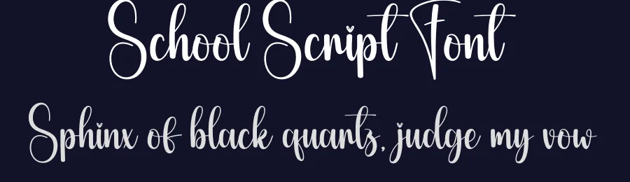 School Script Font by andikastudio — Script Handwritten Font — thumbnail 2
