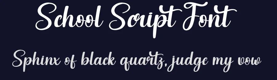 School Script Font by creativeletter — Script Handwritten Font — thumbnail 2