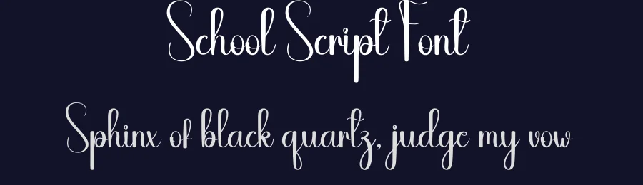 School Script Font by andikastudio — Script Handwritten Font — thumbnail 2
