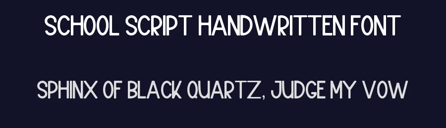 School Script Handwritten Font by inermediaSTUDIO — Display Font — thumbnail 2