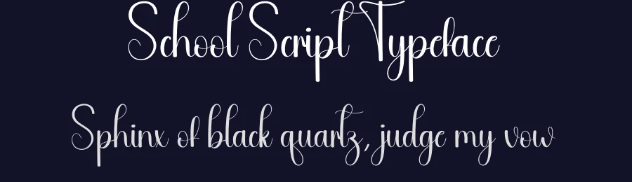 School Script Typeface by andikastudio — Script Handwritten Font — thumbnail 2