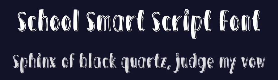 School Smart Script Font by andikastudio — Script Handwritten Font — thumbnail 2