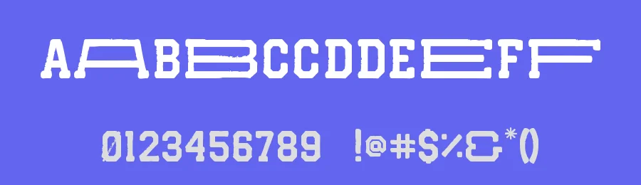 School Stop Font by Petar Acanski — Slab Serif Font — thumbnail 3
