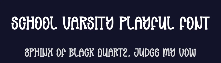 School Varsity Playful Font by creativeletter — Script Handwritten Font — thumbnail 2