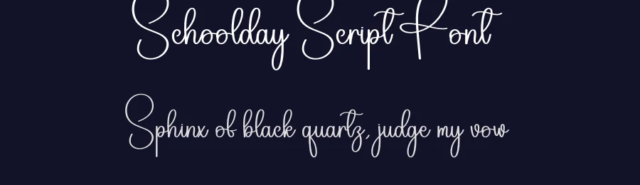 Schoolday Script Font by creativeletter — Script Handwritten Font — thumbnail 2