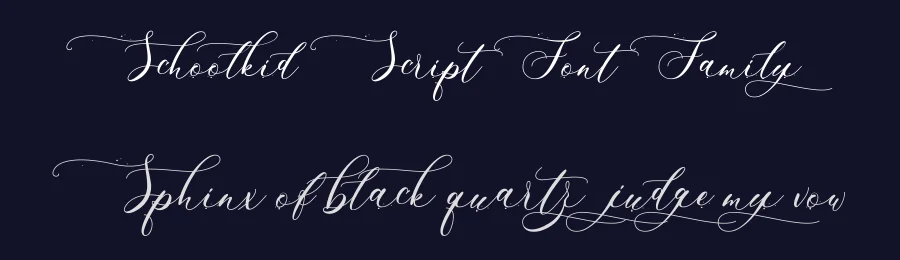 Schoolkid Script Font Family by Gfont — Script Handwritten Font — thumbnail 2