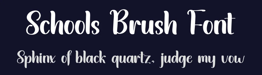 Schools Brush Font by inermediaSTUDIO — Display Font — thumbnail 2
