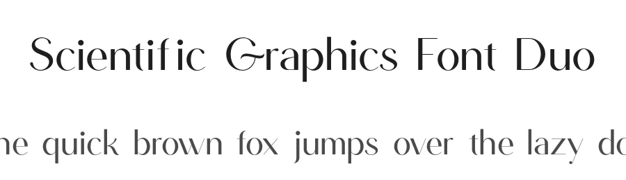 Scientific Graphics Font Duo by Wildan Type — Sans Serif Font