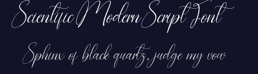 Scientific Modern Script Font by creativeletter — Script Handwritten Font — thumbnail 2