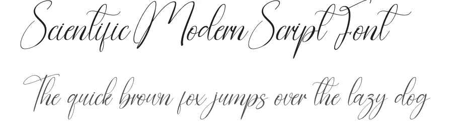 Scientific Modern Script Font by creativeletter — Script Handwritten Font