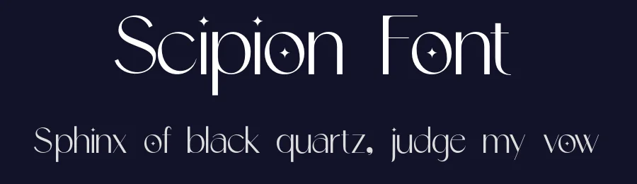 Scipion Font by Creatifontstudios — Display Font — thumbnail 2