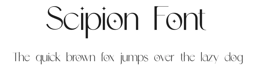 Scipion Font by Creatifontstudios — Display Font