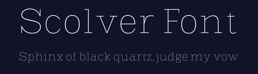 Scolver Font by Black Studio — Display Font — thumbnail 2
